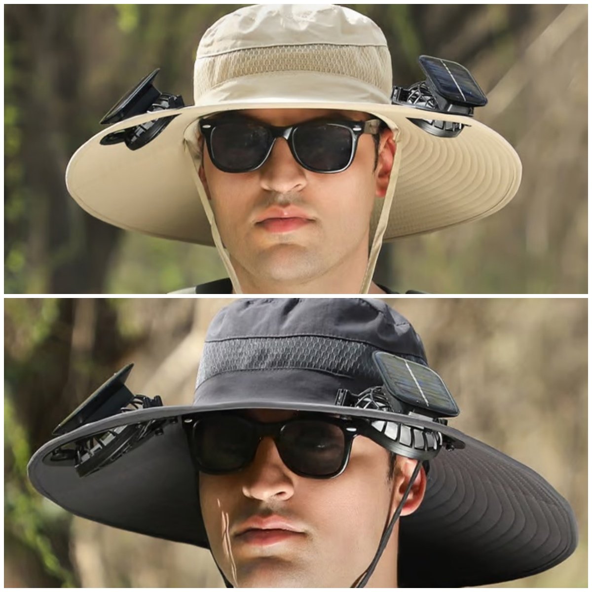 🏆 50K+ SOLD! ⚡2025 New Ultralight Solar Fan Sun Hat – Lighter Than a Baseball!⚾(Only 11oz)